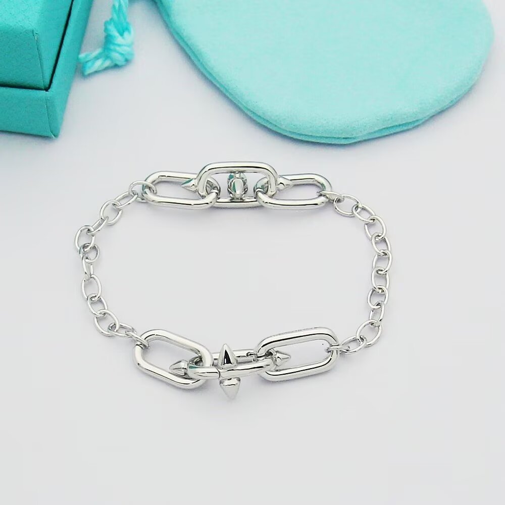 Tiffany & Co. Tiffany Titan by Pharrell Williams Medium Link Station Bracelet  - EUR FASHION