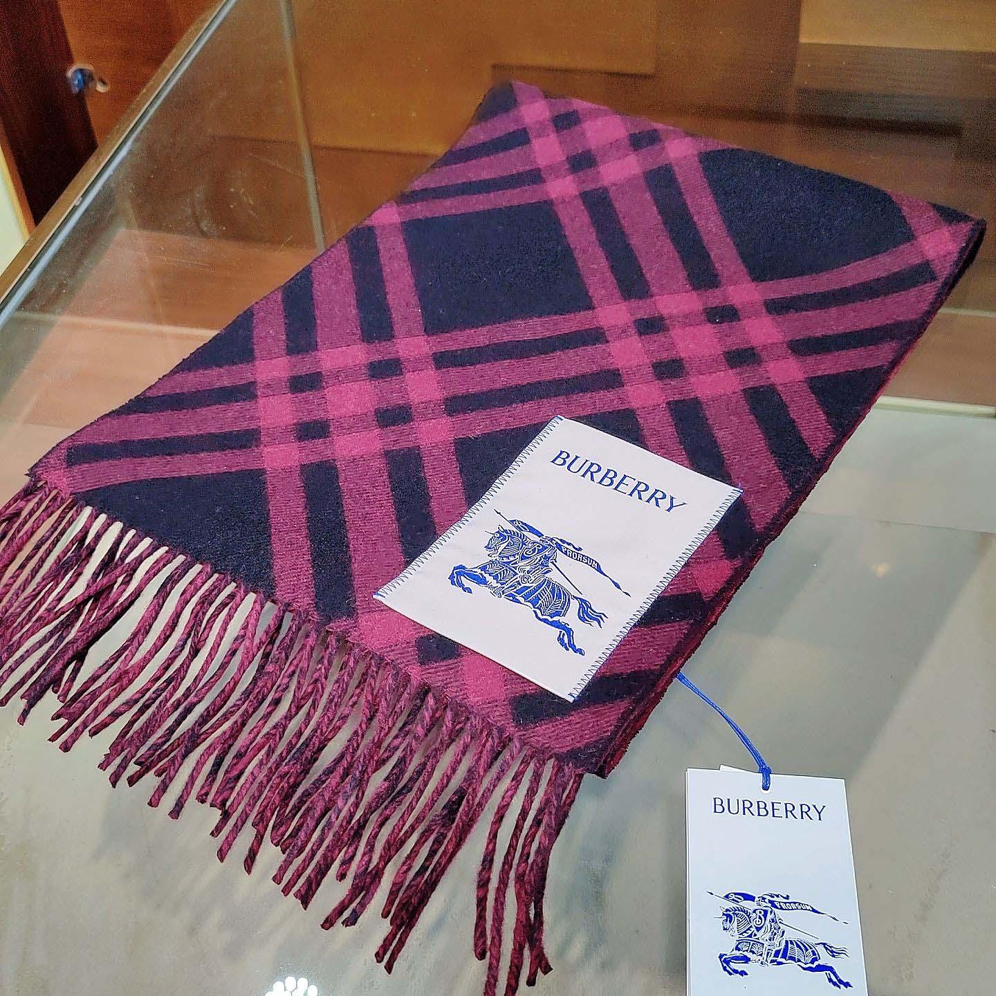 Burberry Check Cashmere Scarf - EUR FASHION