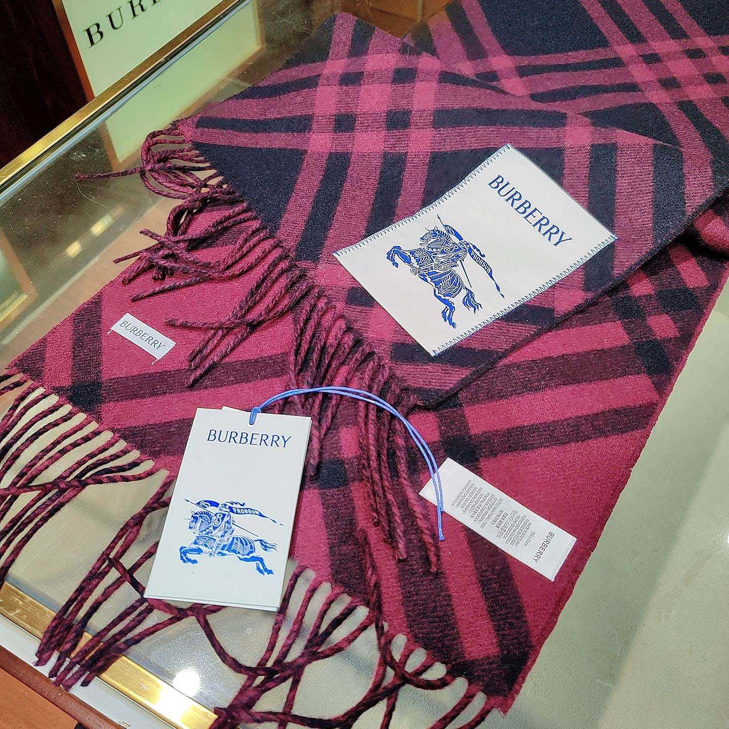 Burberry Check Cashmere Scarf - EUR FASHION