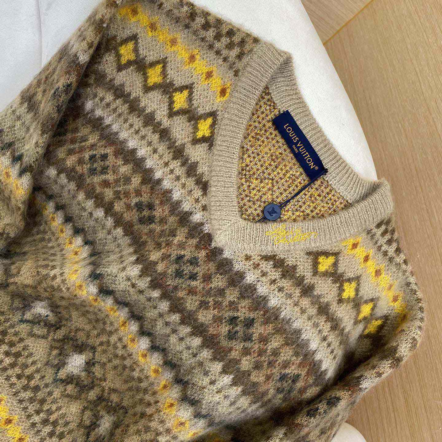 Louis Vuitton Mohair Blend Fair Isle Pullover - EUR FASHION
