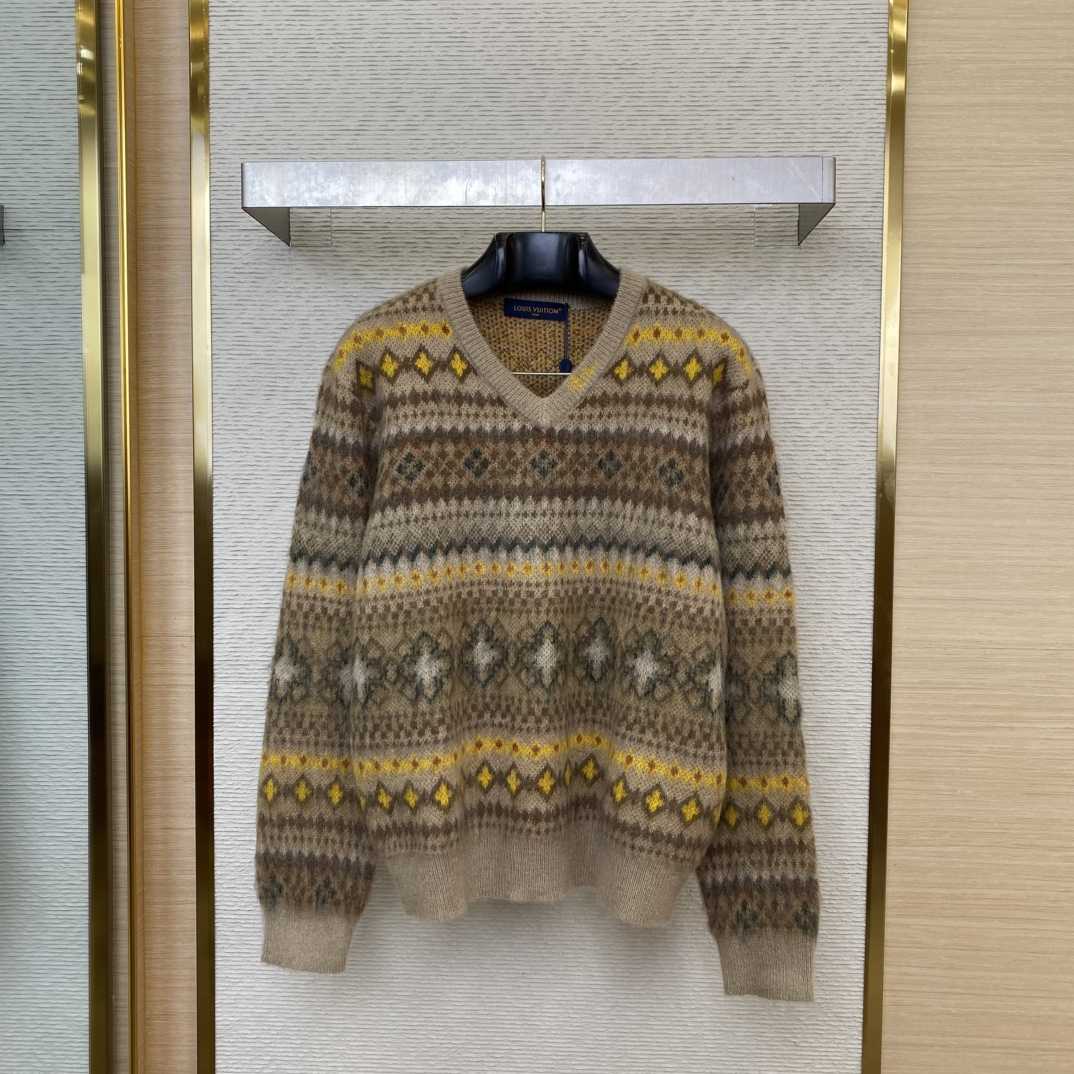 Louis Vuitton Mohair Blend Fair Isle Pullover - EUR FASHION