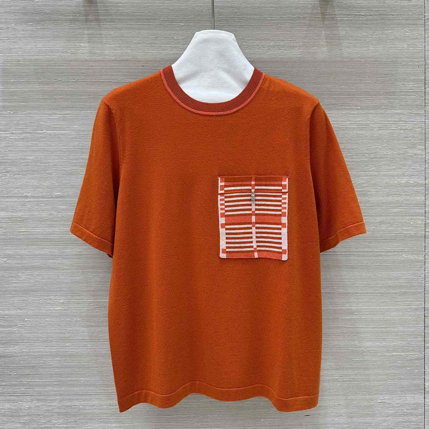 Hermes Short-sleeve Sweater With Pocket - EUR FASHION