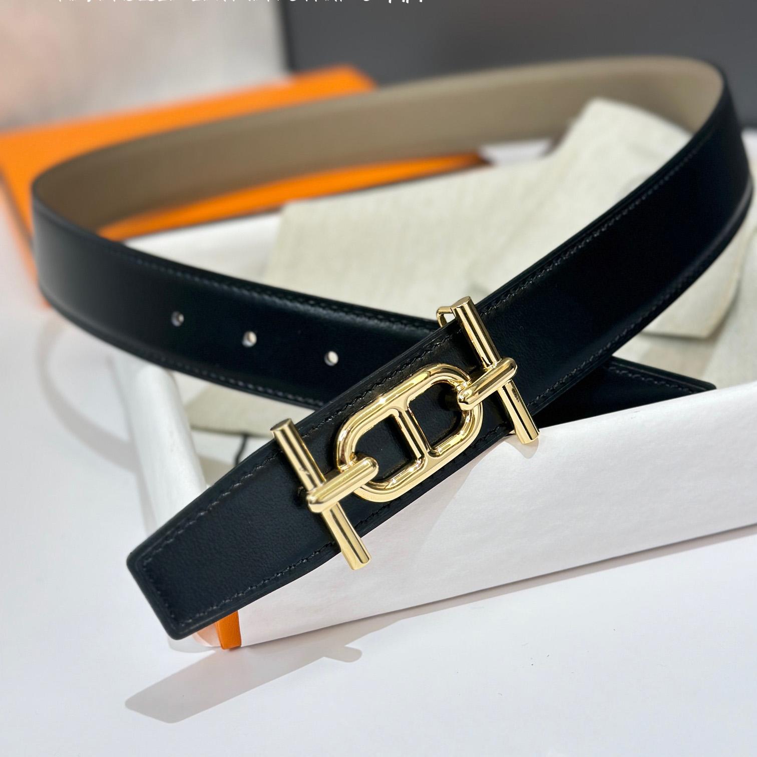 Hermes Ancre Buckle & Reversible Leather Strap 32mm - EUR FASHION