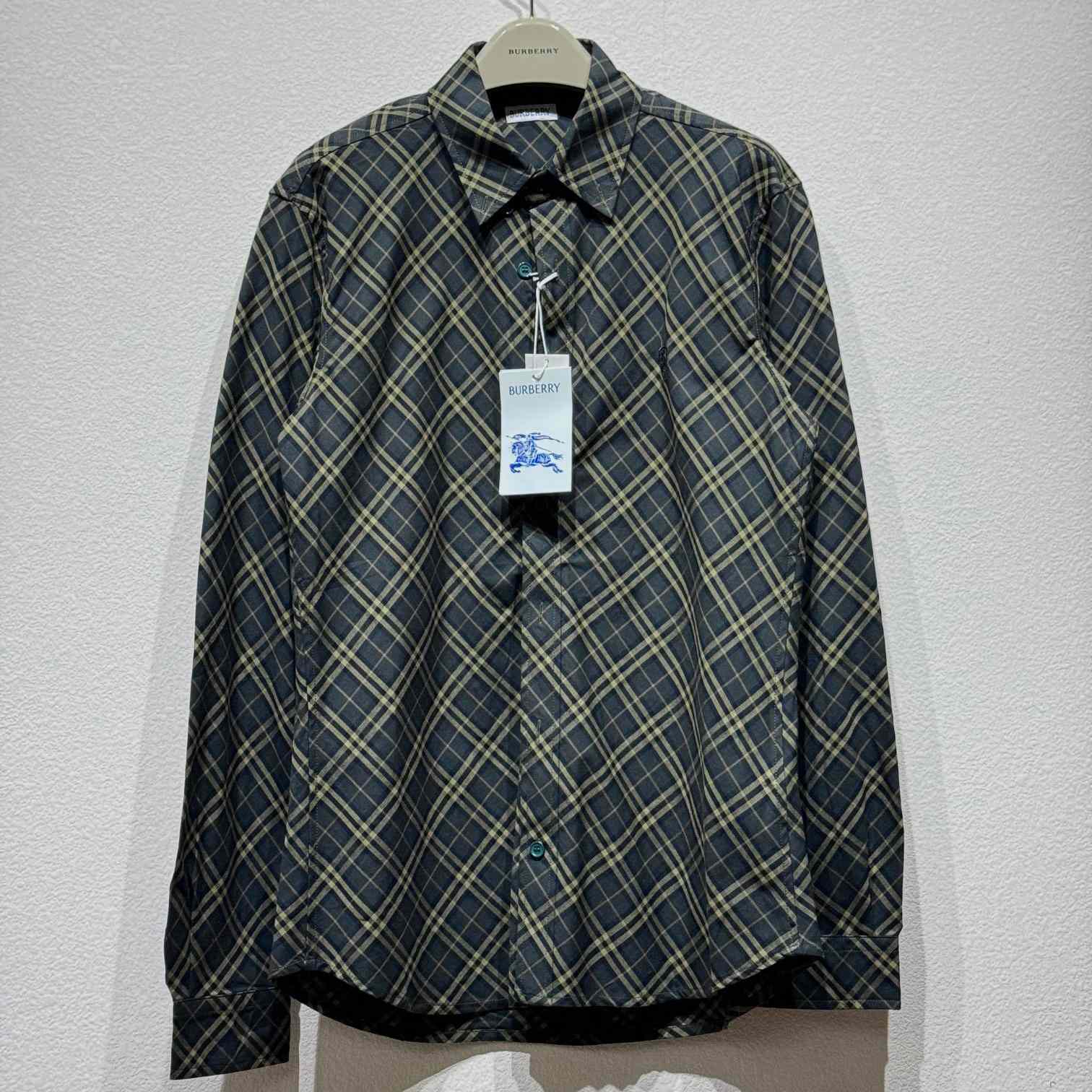 Burberry Regular Fit Check Cotton Shirt - EUR FASHION