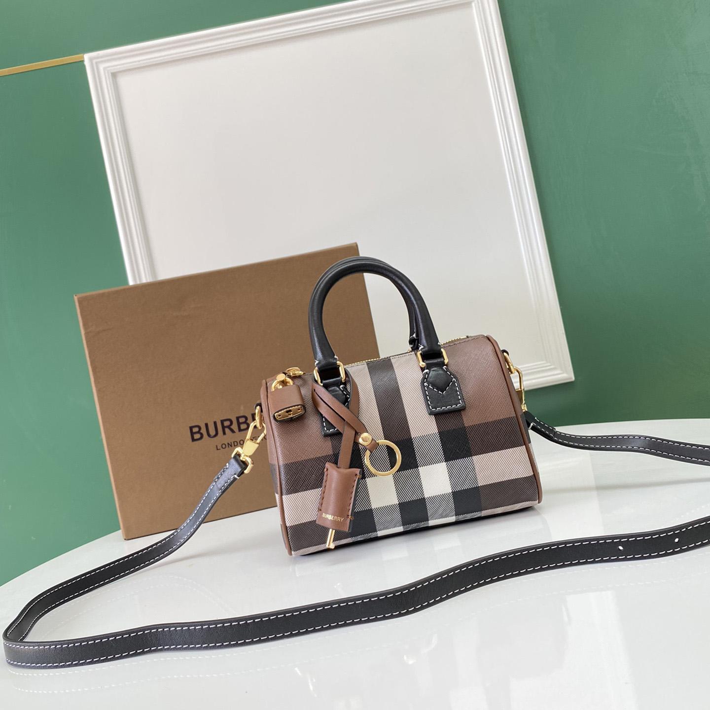 Burberry Mini Check Bowling Bag - EUR FASHION