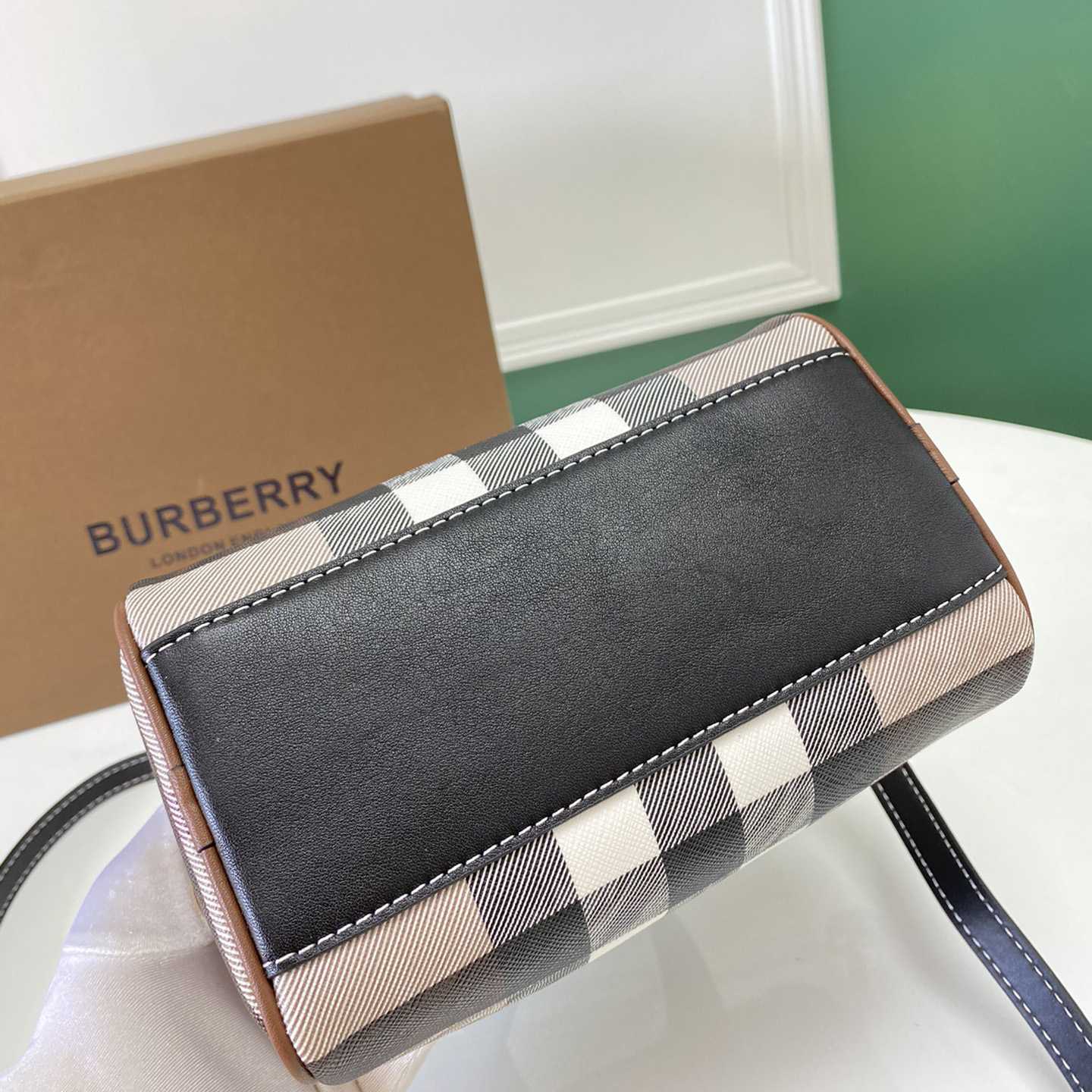 Burberry Mini Check Bowling Bag - EUR FASHION