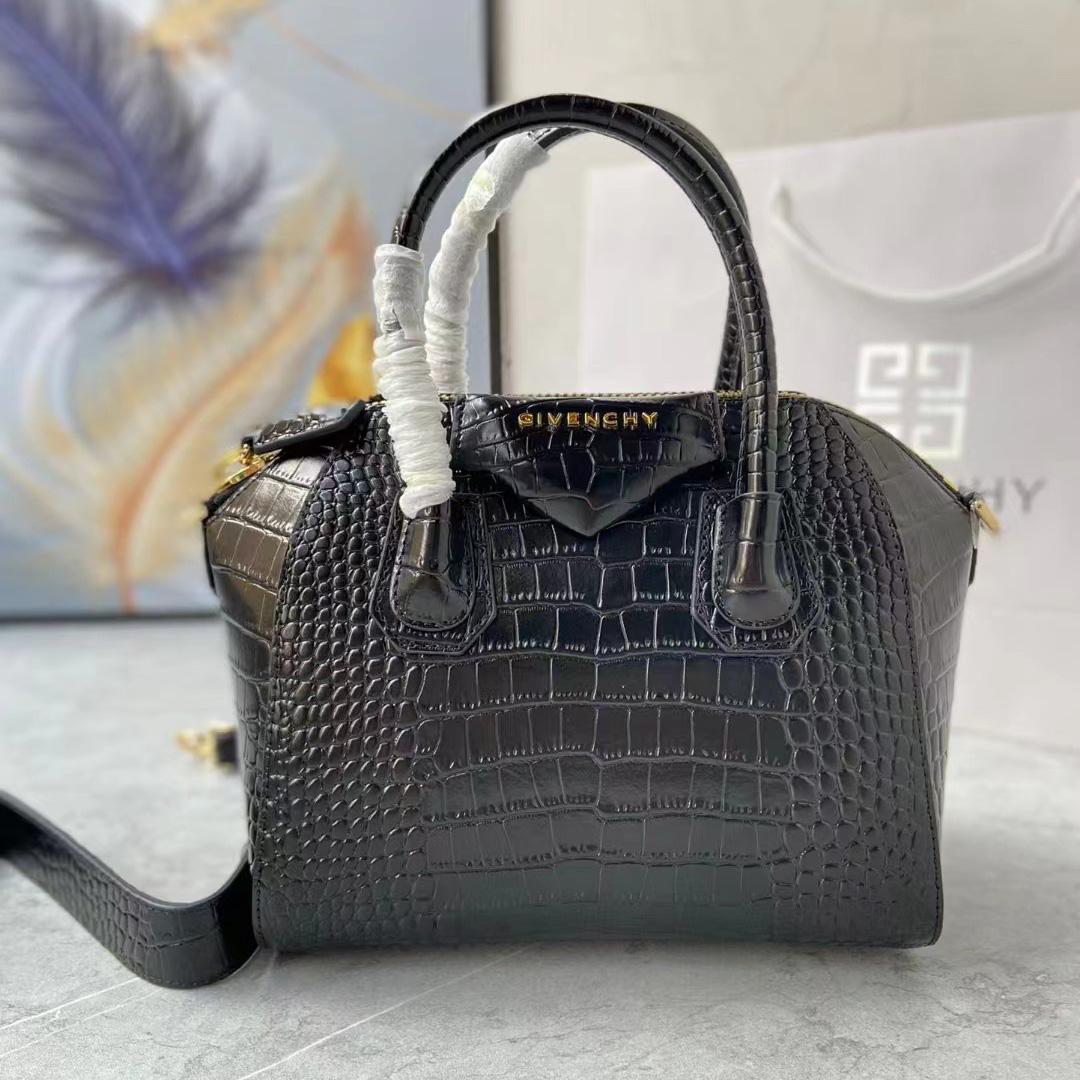 Givenchy Mini Antigona Bag In Crocodile Effect Leather - EUR FASHION