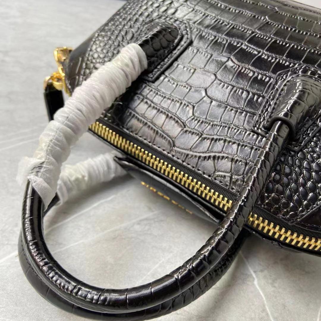 Givenchy Mini Antigona Bag In Crocodile Effect Leather - EUR FASHION