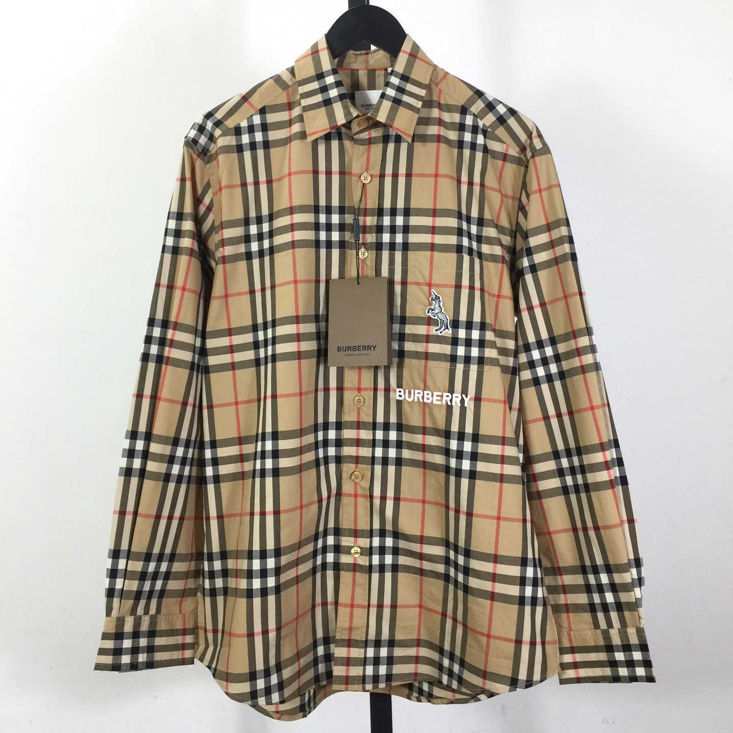 Burberry Check Cotton Shirt - EUR FASHION