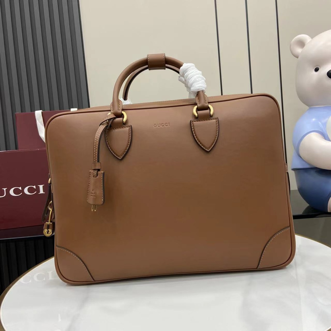Gucci GG Emblem Medium Briefcase - EUR FASHION