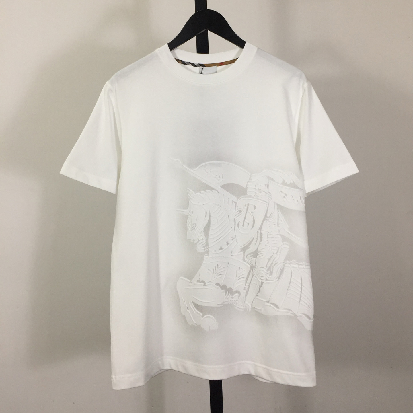 Burberry White EKD Cotton T-shirt - EUR FASHION