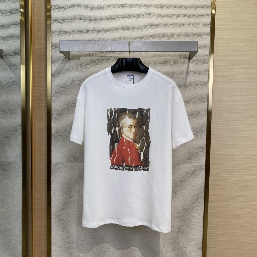 Loewe Relaxed fit t-shirt In Cotton Blend - EUR FASHION