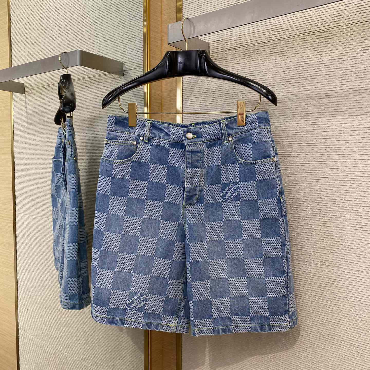 Louis Vuitton Damier Denim Short - EUR FASHION