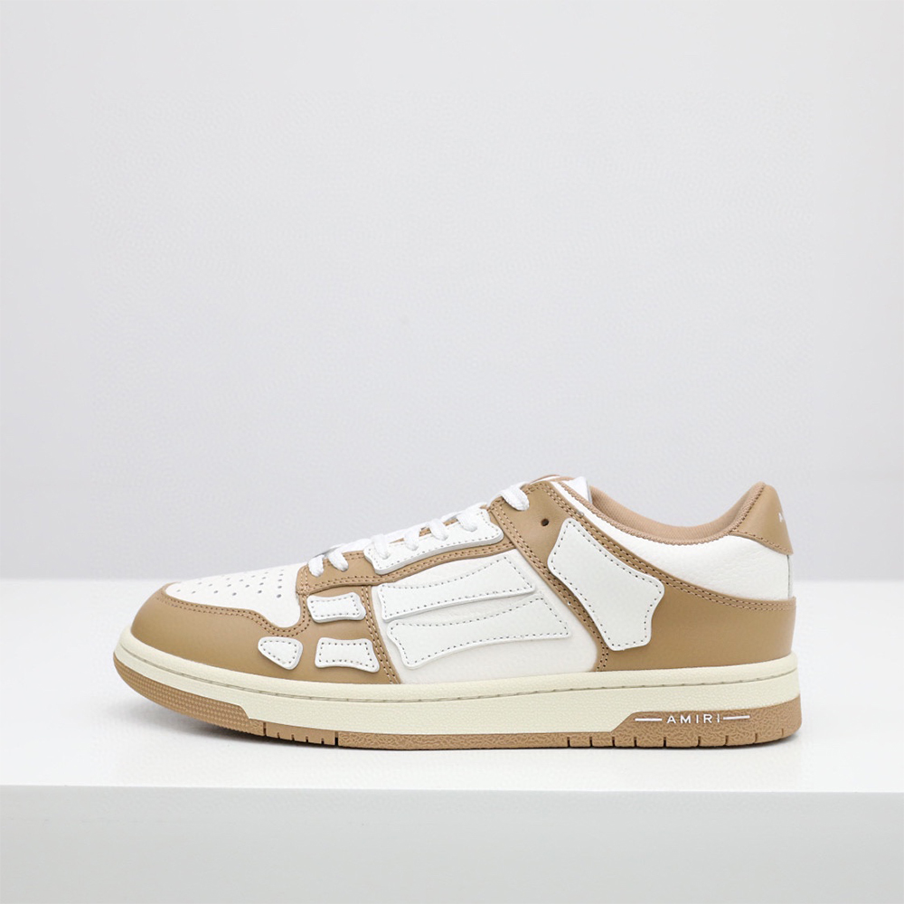 Amiri Skel-Top Low Sneaker Brown/White - EUR FASHION