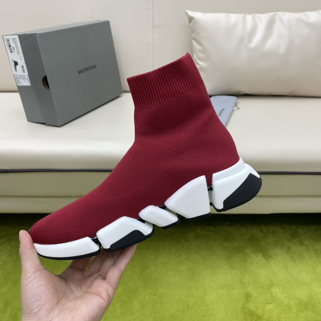 Balenciaga  Speed 2.0 Recycled Knit Sneaker  - EUR FASHION