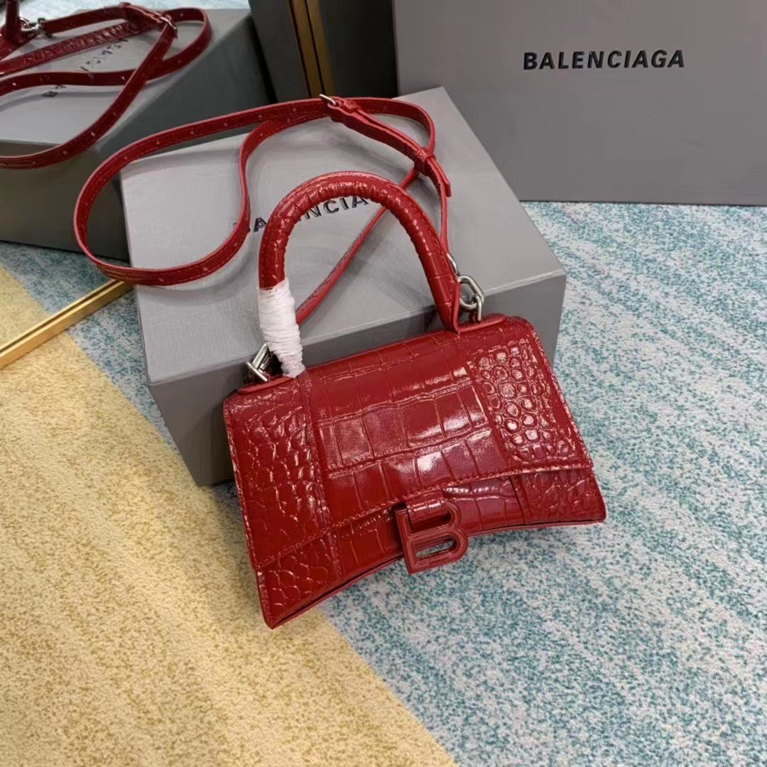 Balenciaga Hourglass Top Handle Bag (19-21-8CM) - EUR FASHION