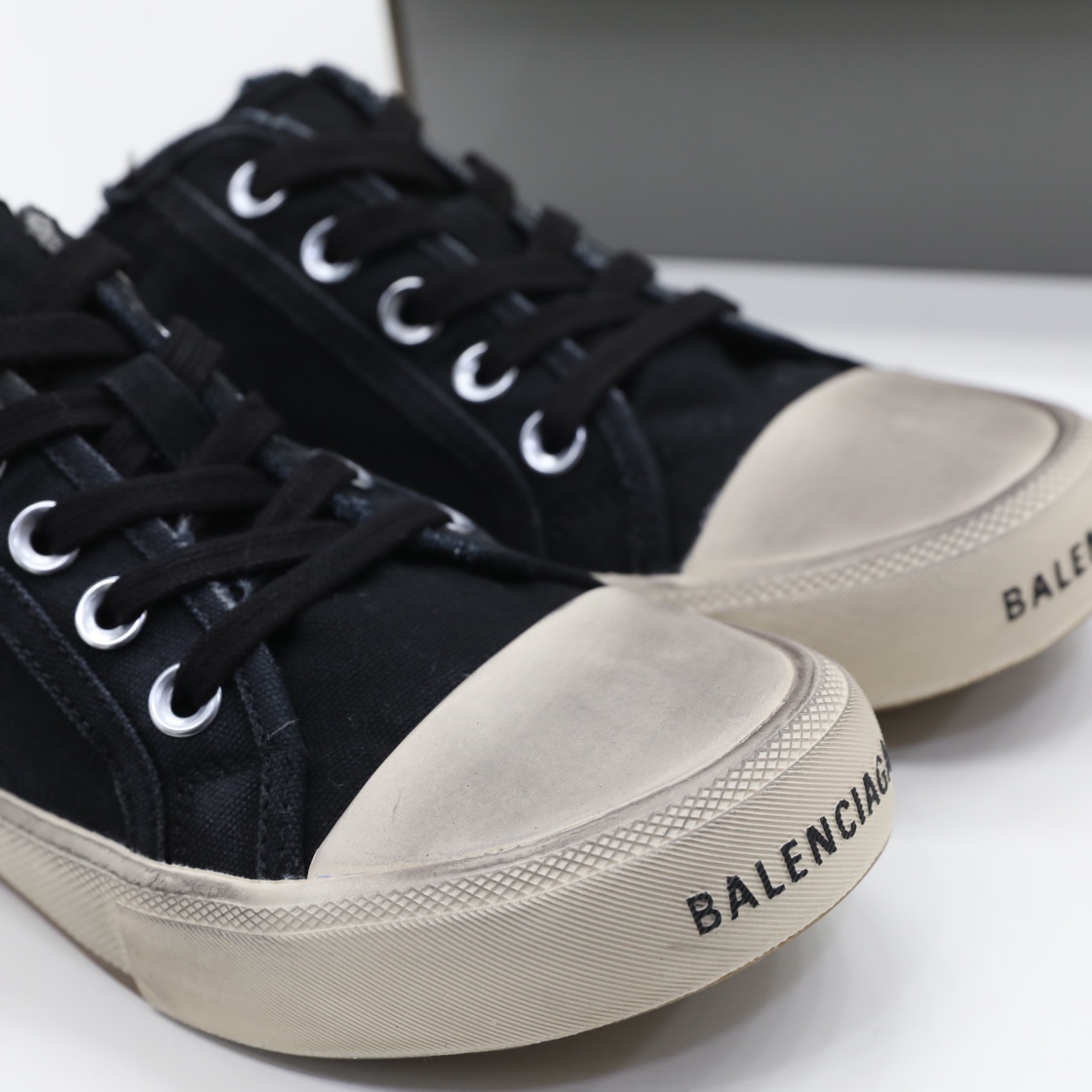 Balenciaga Men's Paris Sneaker Mule In Black - EUR FASHION