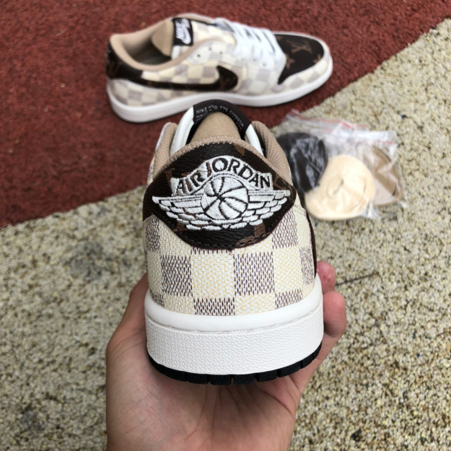 Louis Vuitton x Travis Scott x Nike Air Jordan 1 Low OG SP