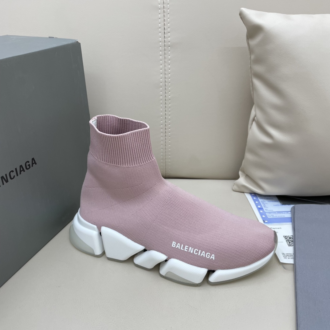 Balenciaga  Speed 2.0 Recycled Knit Sneaker  - EUR FASHION
