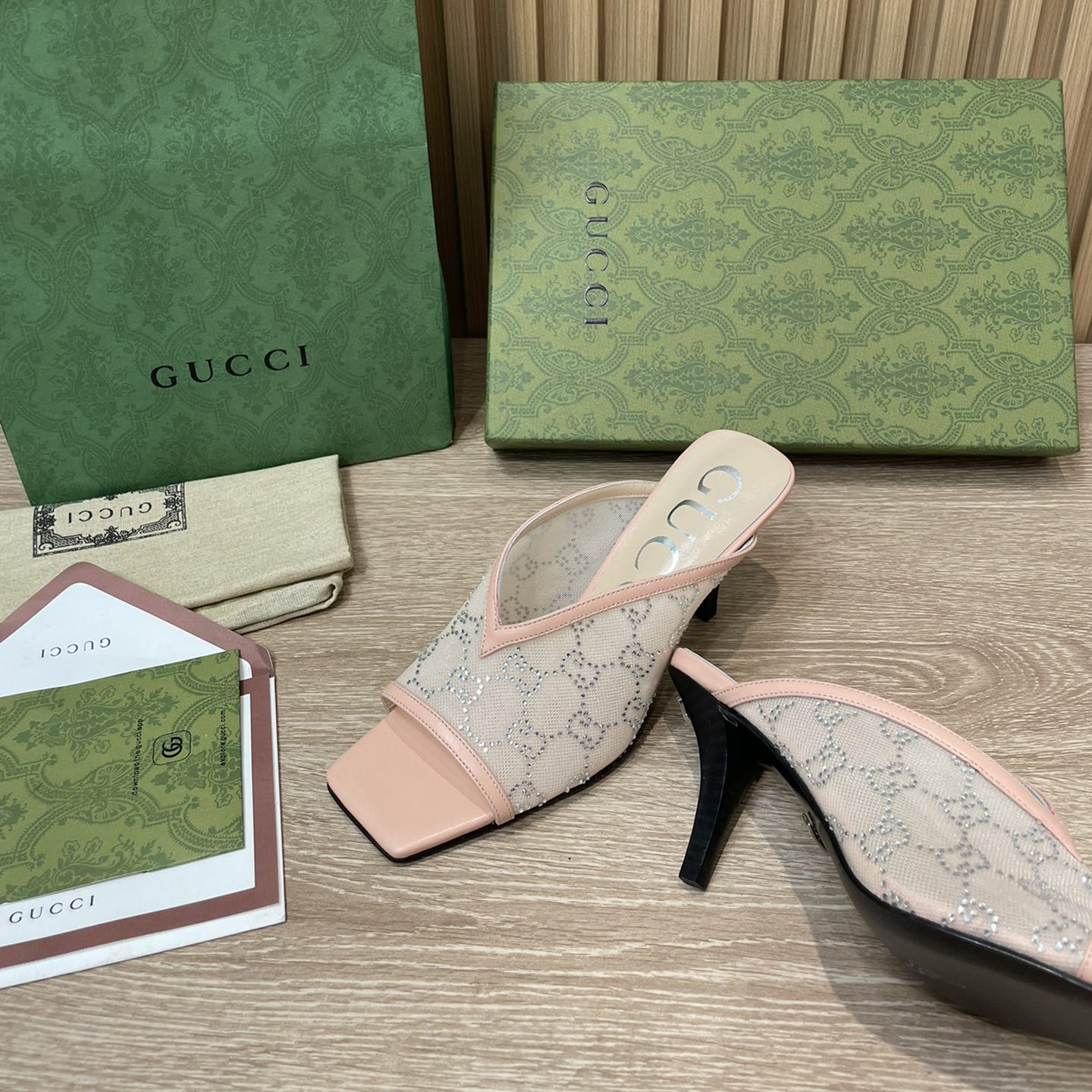 Gucci Women's GG Sandal With Heel Height Of 7.5cm - EUR FASHION