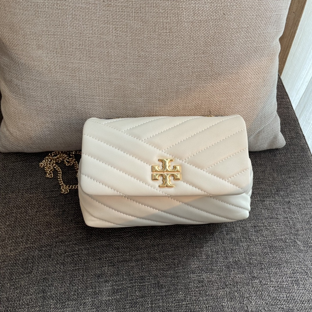 ToryBurch Kira Chevron Convertible Shoulder Bag(18-12.5-5.5cm)  TB316M - EUR FASHION