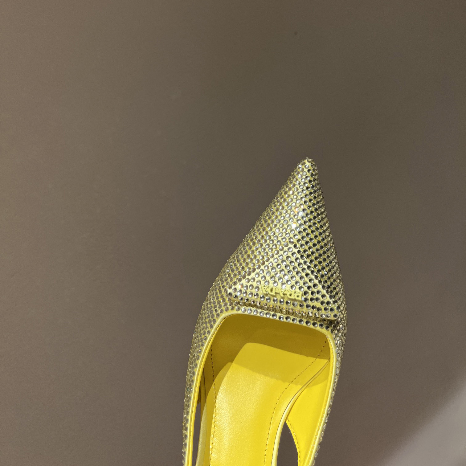 Prada Satin Sling-Back Pumps With Crystals(5.5cm) - EUR FASHION