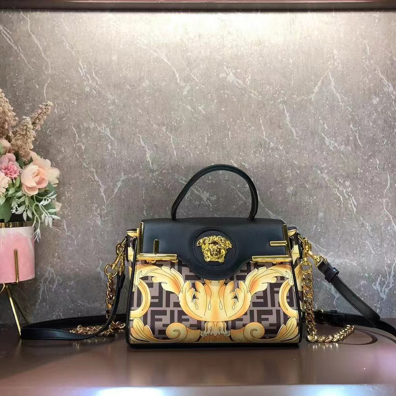 Versace Fendace La Medusa Medium Handbag(25-22-15cm) - EUR FASHION