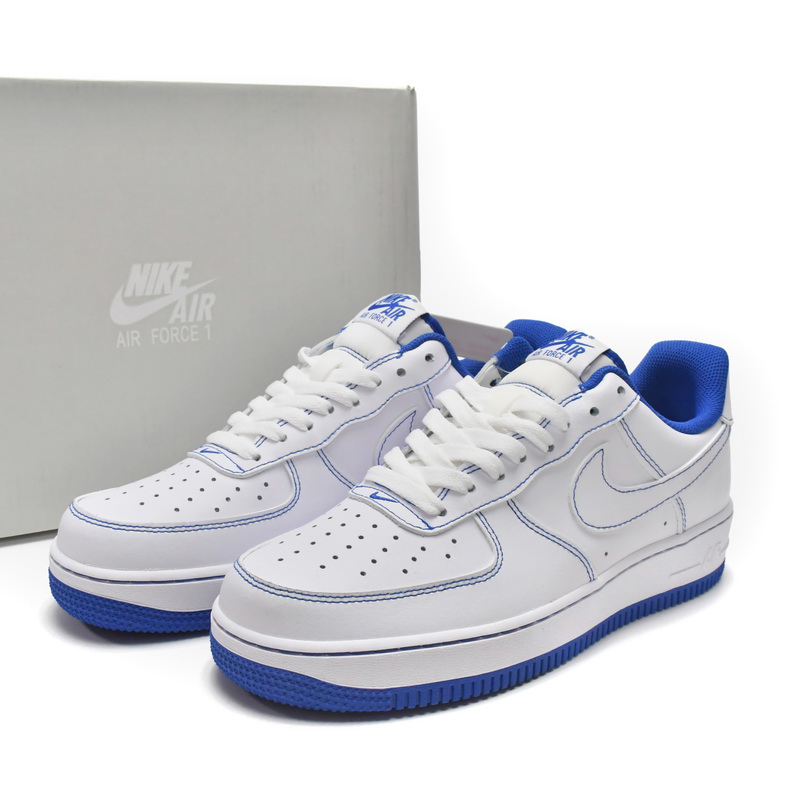 Nike Air Force 1 Low Contrast Stitch Blue Sneaker   CV1724-101 - EUR FASHION