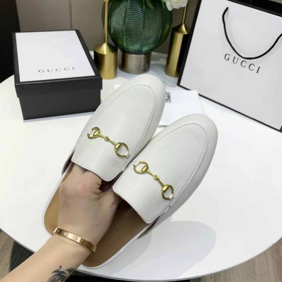 Gucci Princetown Leather Slipper - EUR FASHION