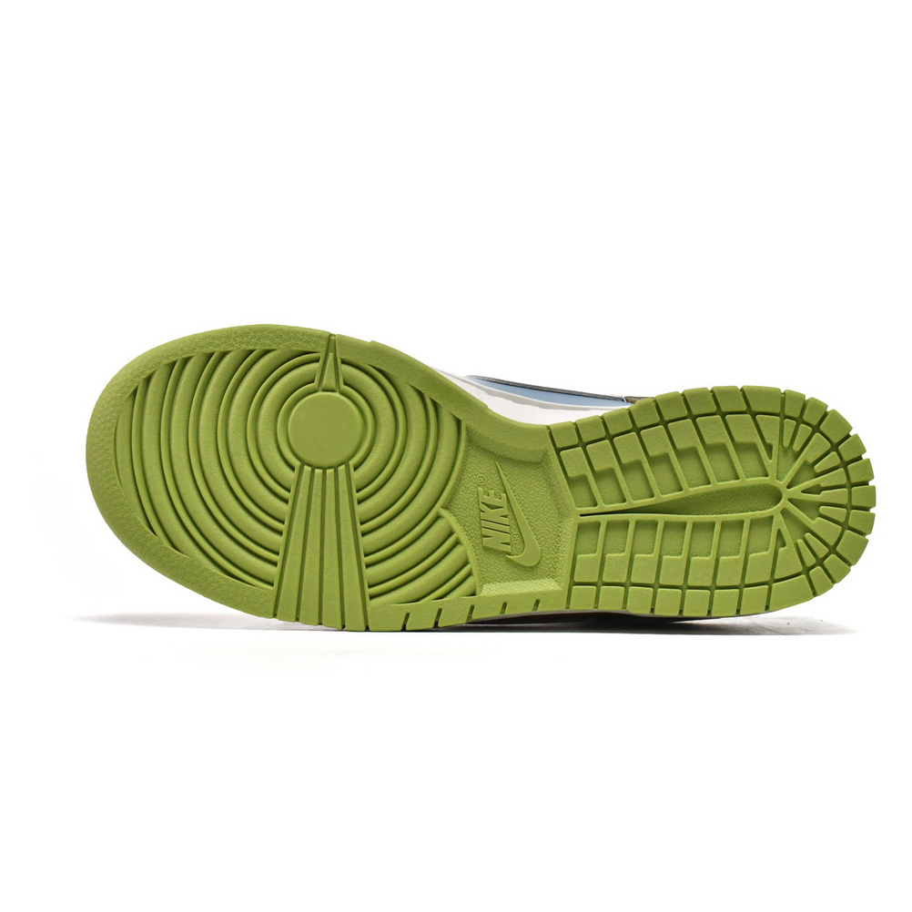  Nike Dunk Low Brown Veail Sail Vivid Green Sneaker    DV9108-711 - EUR FASHION