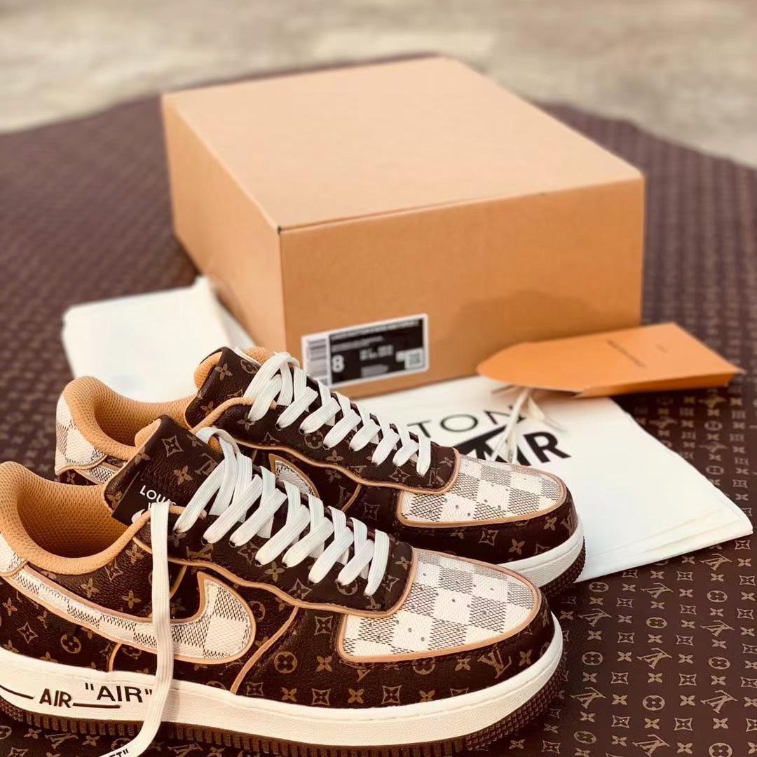 Louis Vuitton x Nike Air Force 1 Sneaker(Upon UK Size) - EUR FASHION