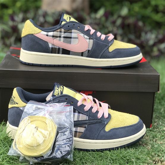 Fragment x Travis Scott x  Air Jordan 1 Low Sneaker  CQ4277-618 - EUR FASHION