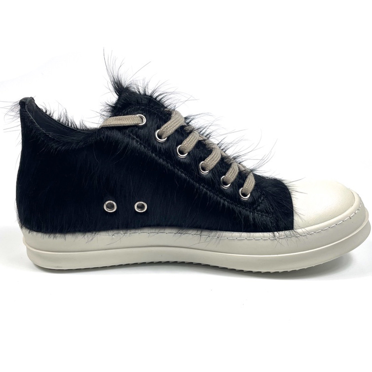 Rick Owens Low Top Sneakers In Black - EUR FASHION