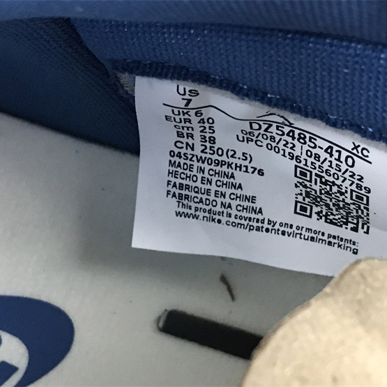 Air Jordan 1 High OG “True Blue”  Sneaker    DZ5485-410 - EUR FASHION