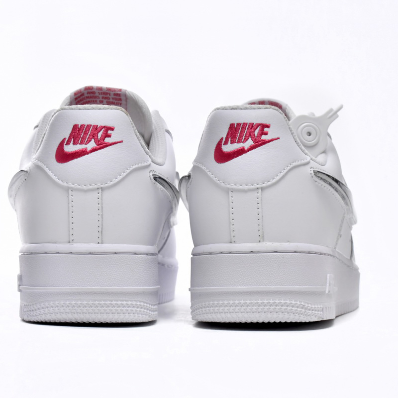 Nike Air Force 1 Low White Metallic Silver Sneaker      DC9651-100 - EUR FASHION