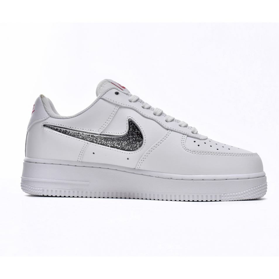 Nike Air Force 1 Low White Metallic Silver Sneaker      DC9651-100 - EUR FASHION