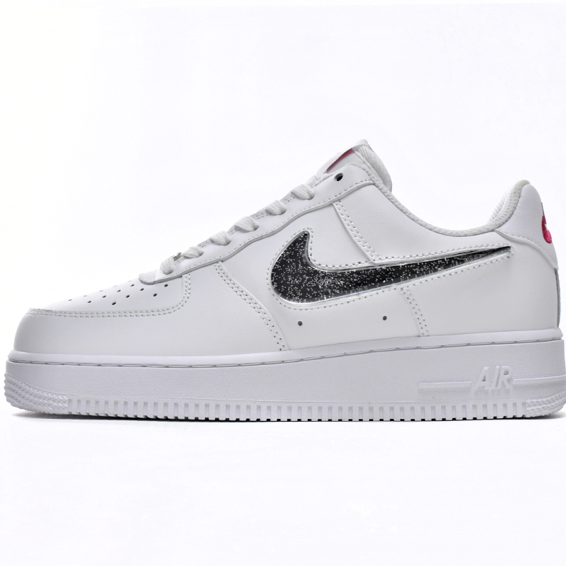 Nike Air Force 1 Low White Metallic Silver Sneaker      DC9651-100 - EUR FASHION