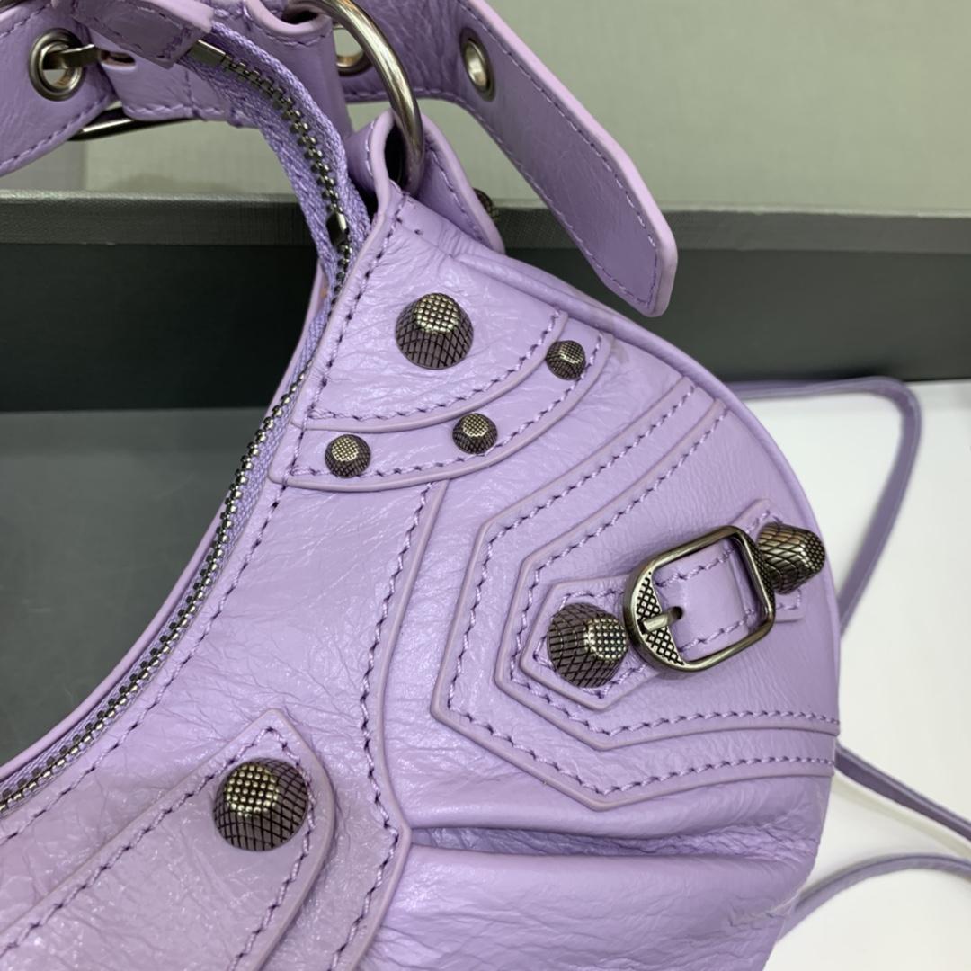 Balenciaga Le Cagole XS Shoulder Bag In purple (26-12-6cm) - EUR FASHION