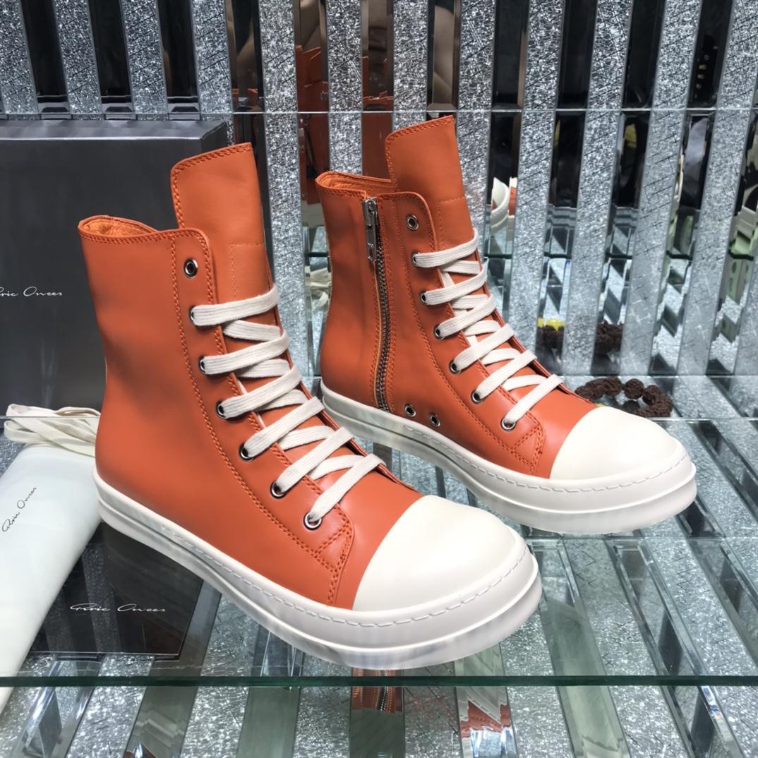 Rick Owens Fogachine High-Top Sneakers - EUR FASHION