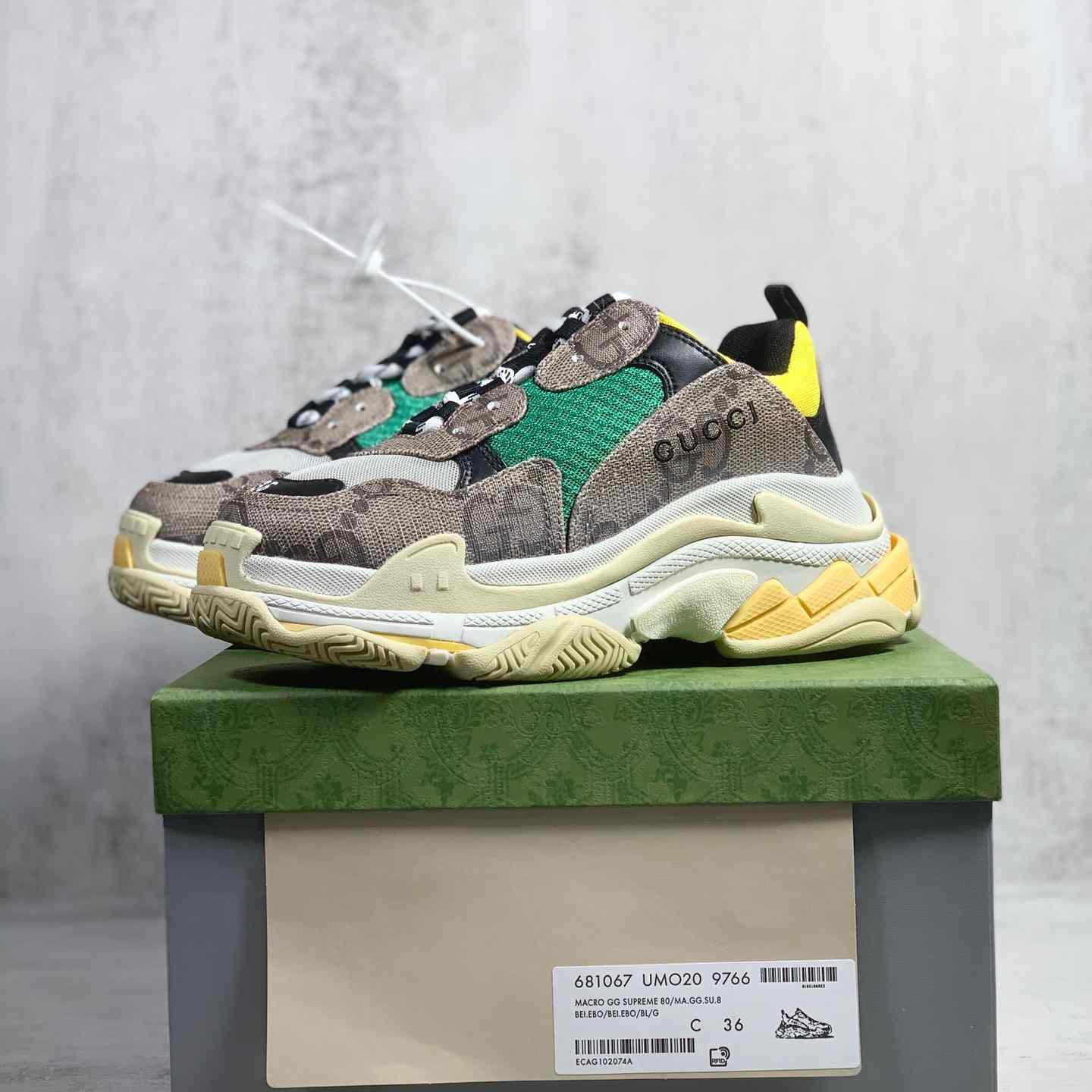 Gucci x Balenciaga The Hacker Project Triple S Sneaker  - EUR FASHION