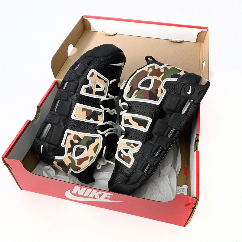 Nike Air More Uptempo Camouflage Colour Sneaker     CJ6122-001 - EUR FASHION