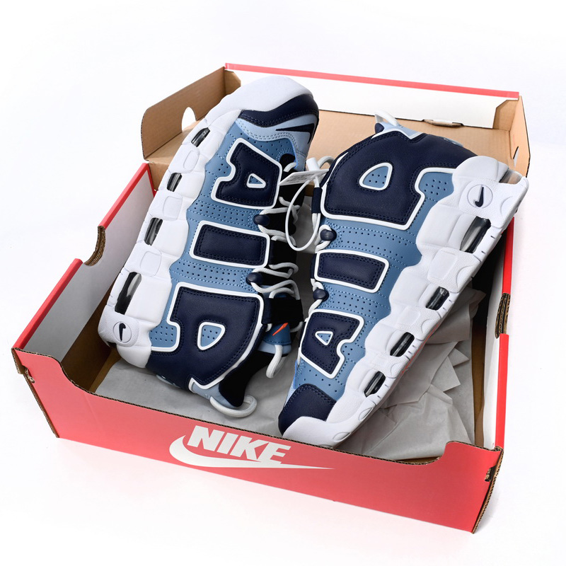 Nike Air More Uptempo Blue and Black Chara Cters Sneaker     415082-404  - EUR FASHION