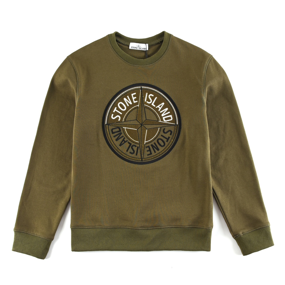 Stone Island Crew Neck Sweatshirt - EUR FASHION