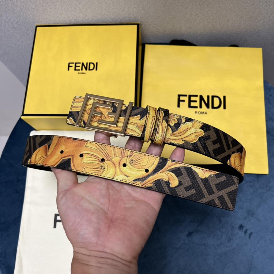 Fendi x Versace Fendace Reversible Belt - EUR FASHION