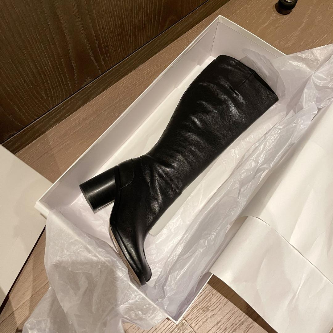 Maison Margiela Tabi 80mm Knee-High Boots - EUR FASHION