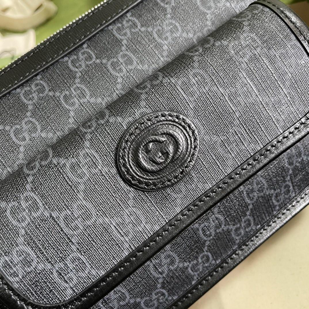 Gucci Messenger Bag With Interlocking G(21*16.5*8cm)    - EUR FASHION