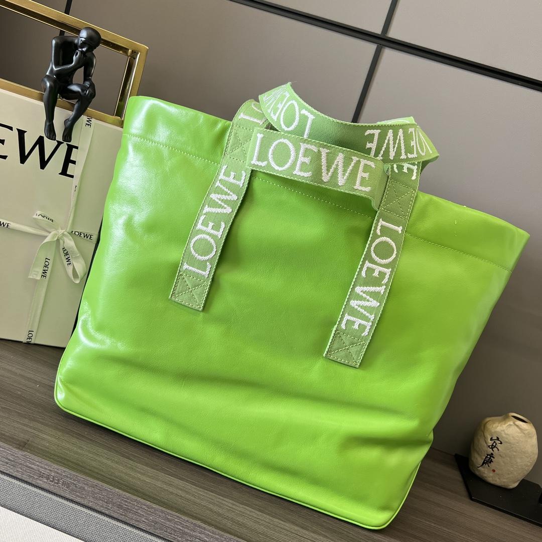 Loewe Fold Shopper In Paper Calfskin - EUR FASHION