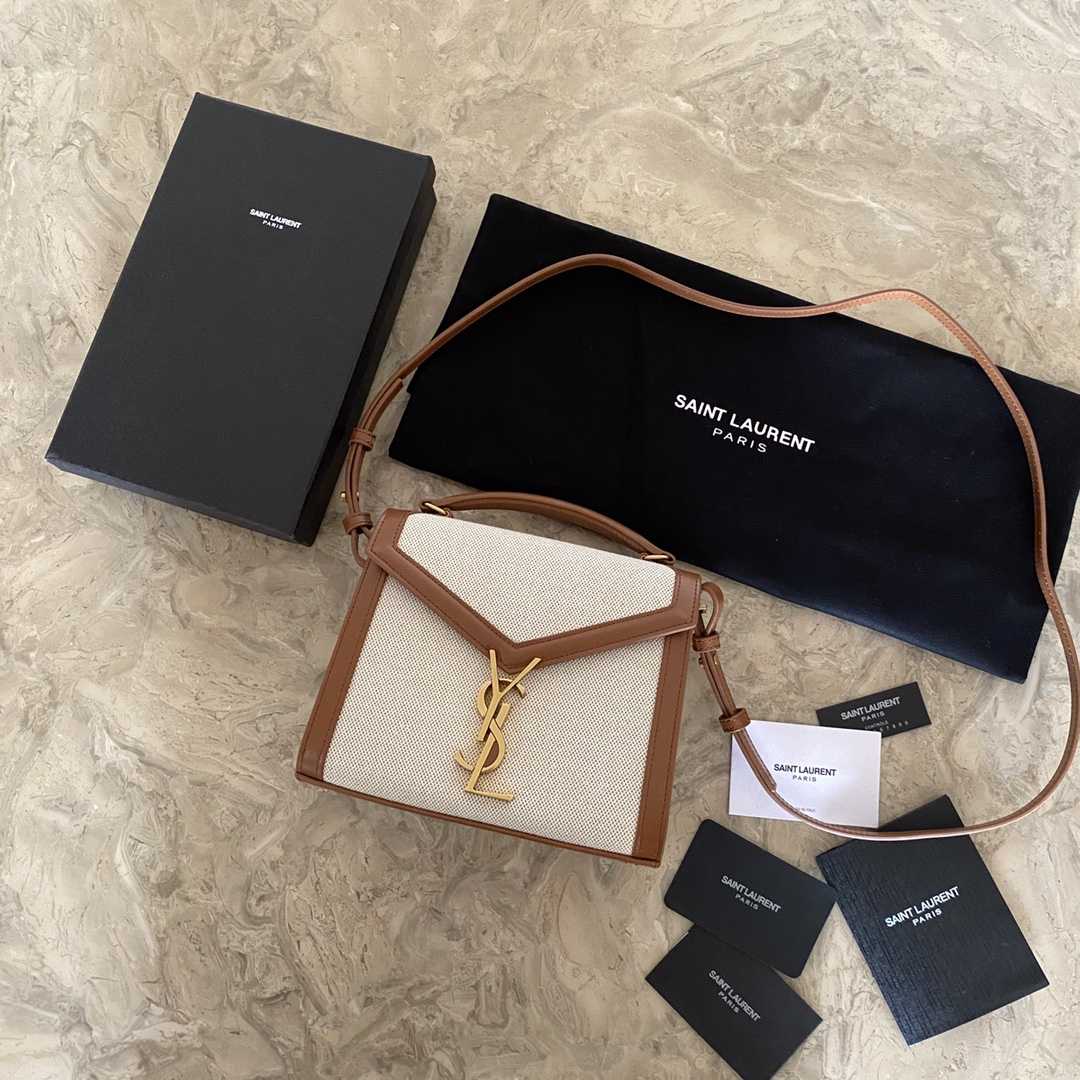 Saint Laurent Cassandra Mini Top Handle Bag  - EUR FASHION