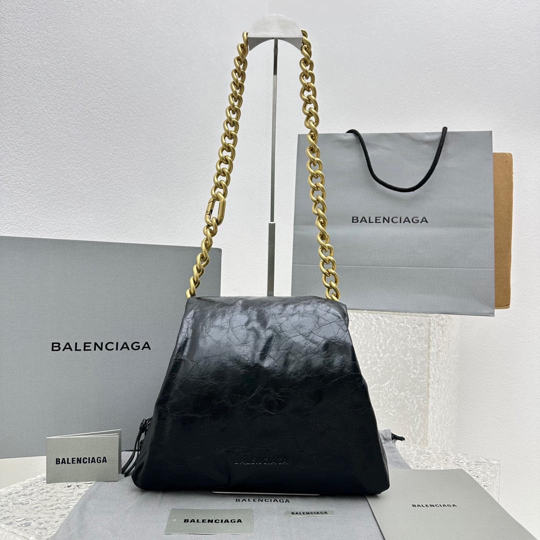 Balenciaga Puffer Small Bag In Black - EUR FASHION