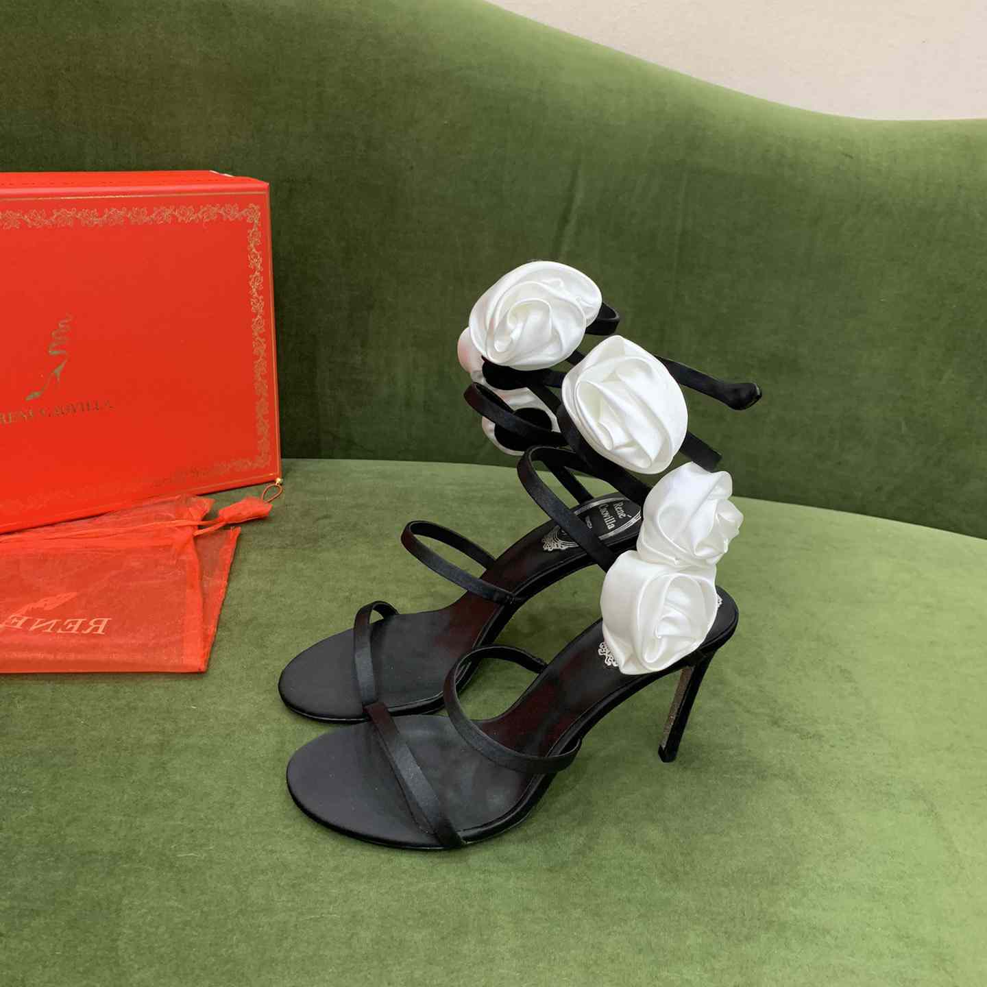 Rene Caovilla Rose High-heel Sandals - EUR FASHION